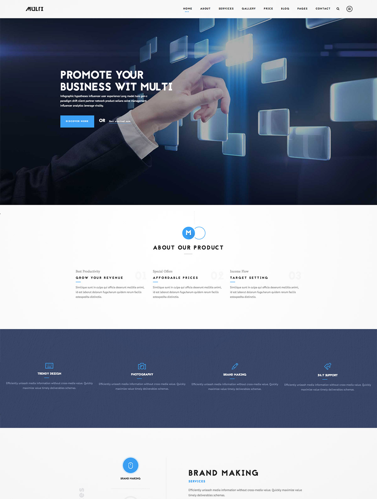 busness wordpress theme