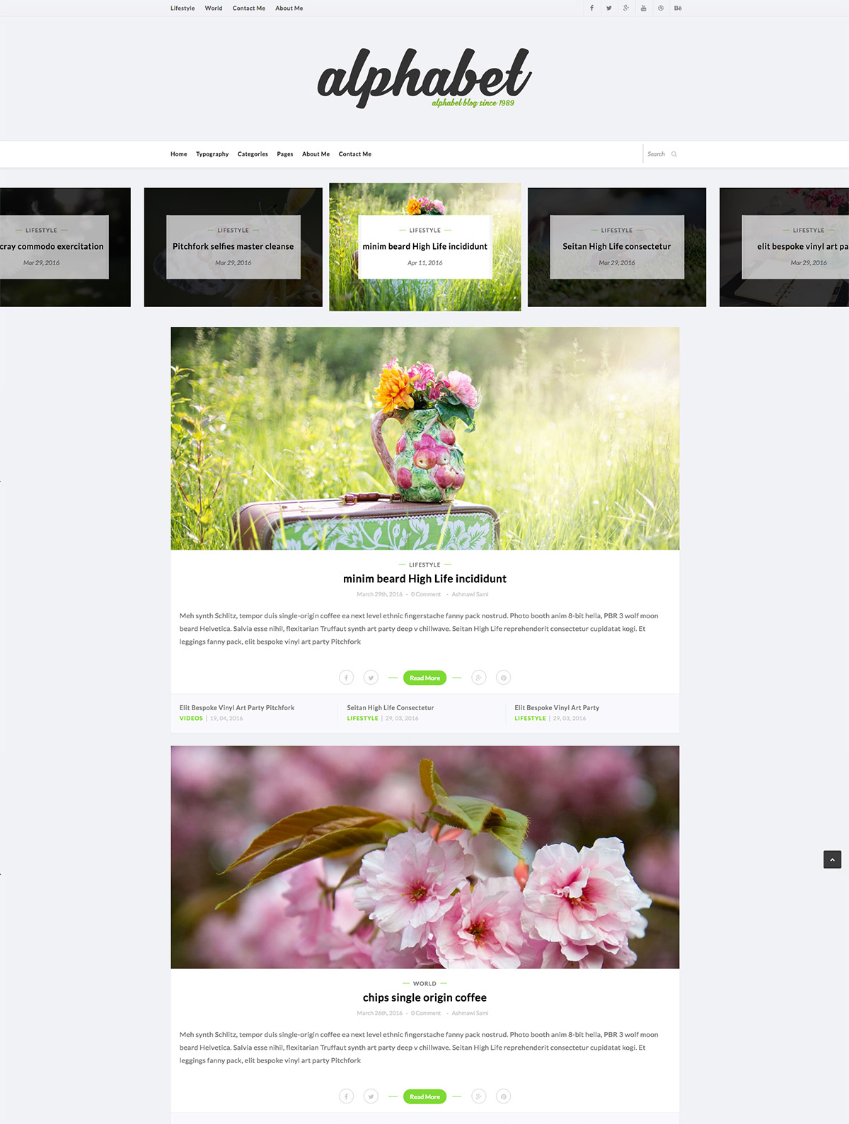 wordpress blog theme