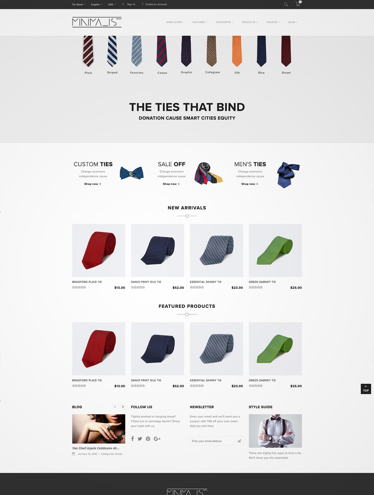 minimal magento theme