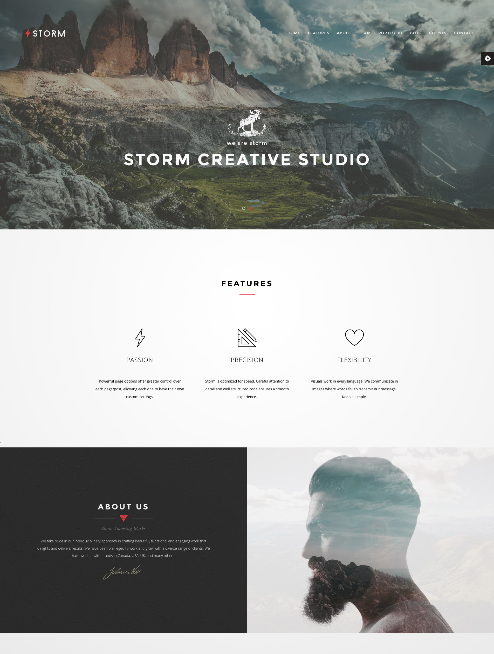 multipurpose themes minimal