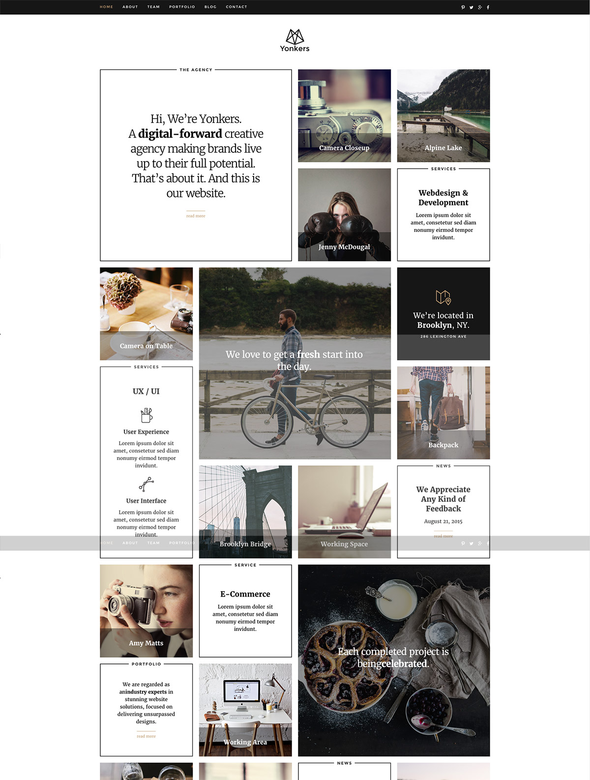 portfolio premium theme