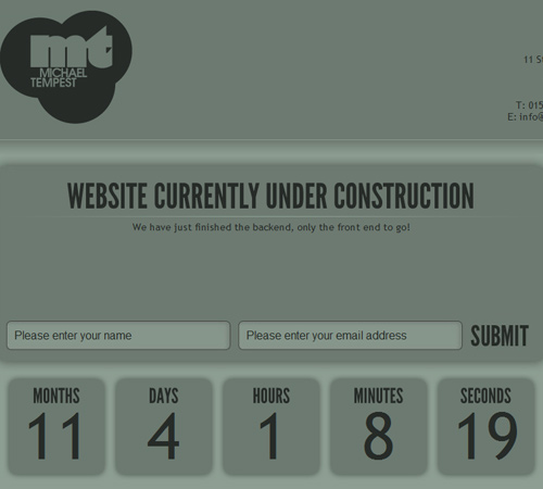 Under Construction Page 