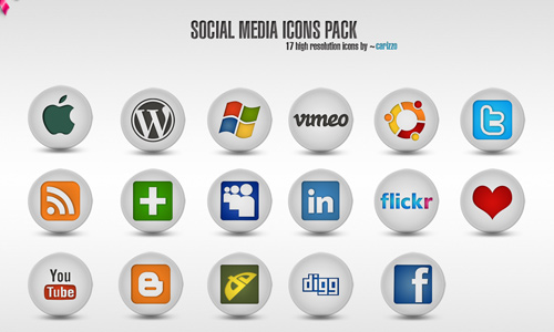 Media Social Icons