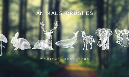 cool animal photoshop brushes