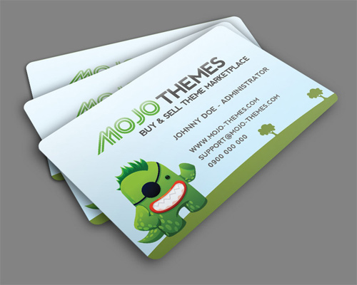 Mojo Themes business card