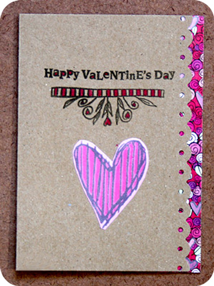 Homemade Valentine Simple Cards Collection