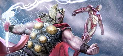 thor and ironman