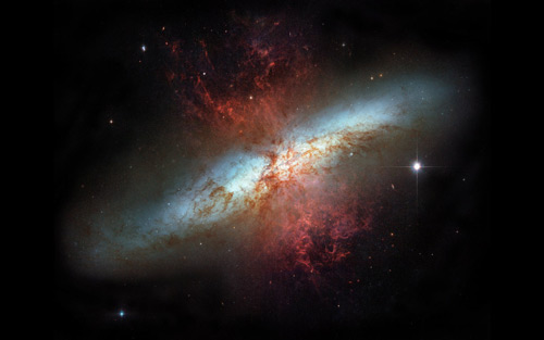 amazing starburst galaxy wallpaper