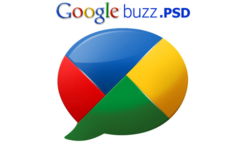 Google buzz Logo PSD