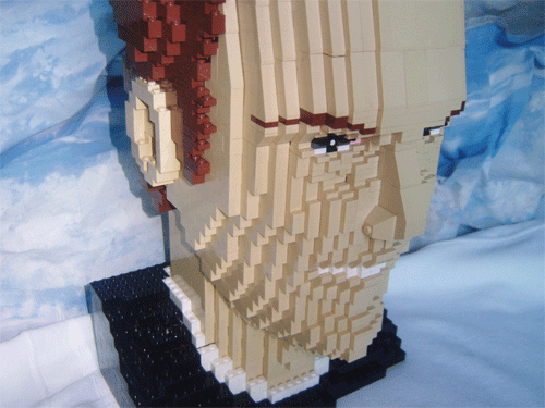 Lego sculpture 