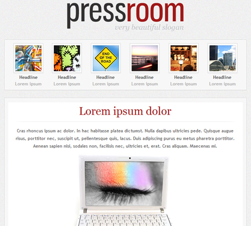 room premium html email template