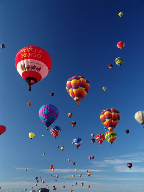 70 Albuquerque International Balloon Fiesta Morning 1