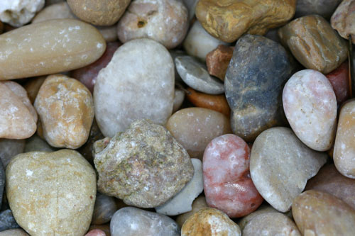 attractive pebble texture