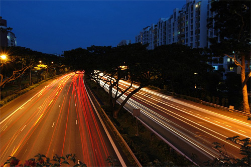 Late Dusk long exposure photography