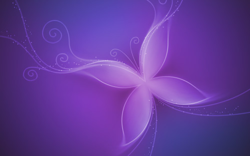 Going Cool on Purple for a Butterfly WP