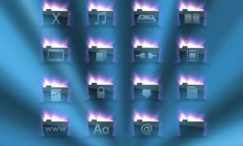 Aurora Folder Icons
