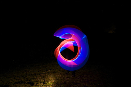 Night Forms long exposure photography