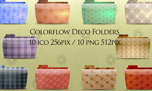 Colorflow Deco Folder icons