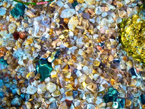 Colorful Pebble Texture