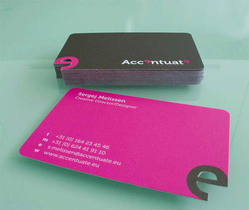 Accentuate's Business Cards