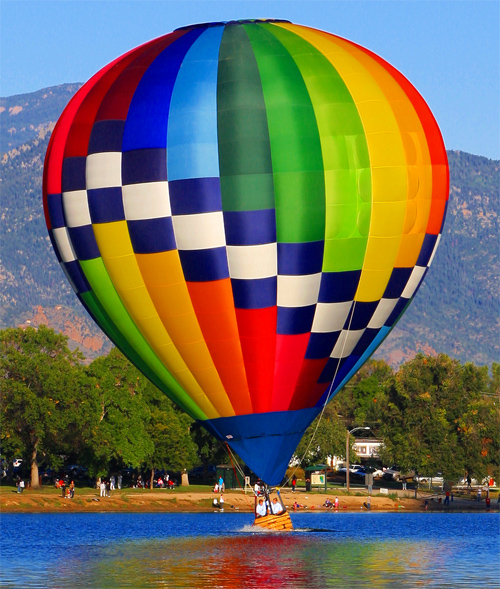 Hot Air Balloon Dip turning into a big splash or is it a sinking ...