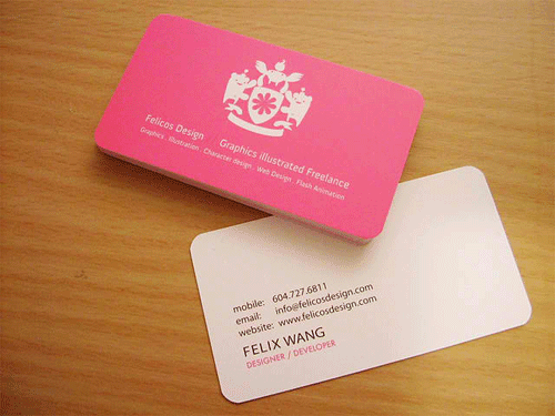 Business Card - My first print