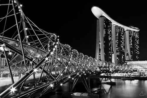 Very Creative Structure on Bridge Photo