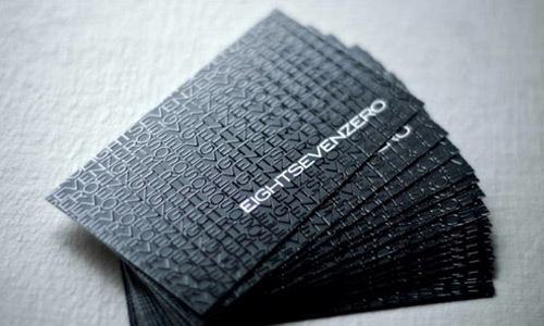 Really Neat B&W Business Card