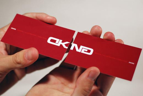 Graphic Design Business Card DKNG