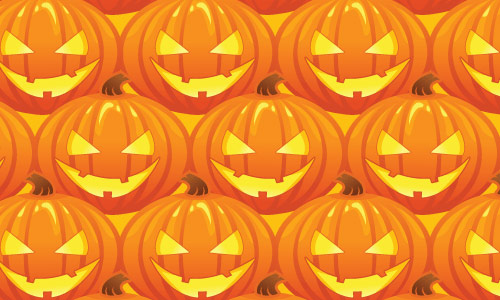 Go Halloween Orange Pattern