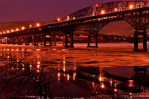 Fantastic Bridge Lights Photo