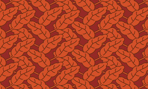 For Autumn Orange Pattern