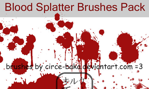 Entiringly Amazing Blood Brushes Set