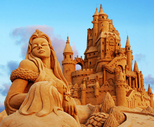 Meaningful Sand Sculpture