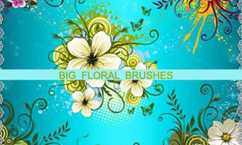 Big Floral Brushes