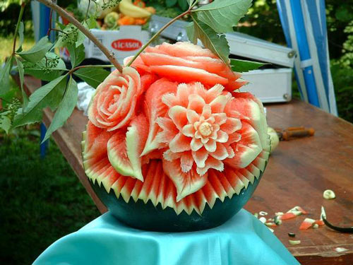 Watermelon Fruit Carving