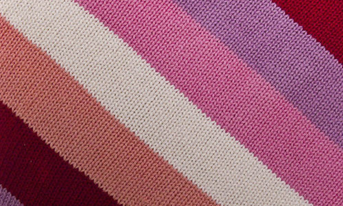 Cheerfully Warm Striped Fabric Texture