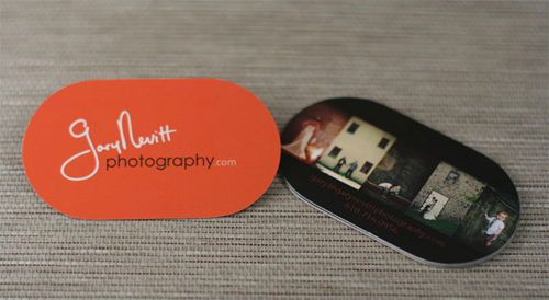 Gary Nevitt Photography - Diecut Business Cards