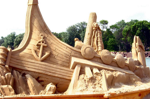 Nice Though Unfinished Sand Scuplture