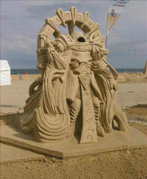 Sand Sculpture in Victory