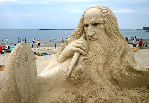 Impressively Detailed Sand Sculpture