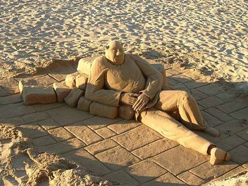 Movie Like Sand Sculpture