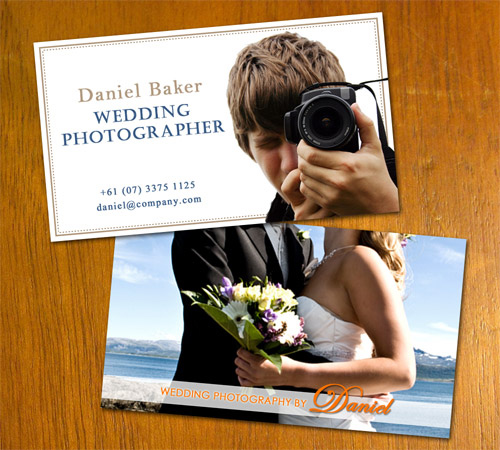 Wedding Photo Business Card