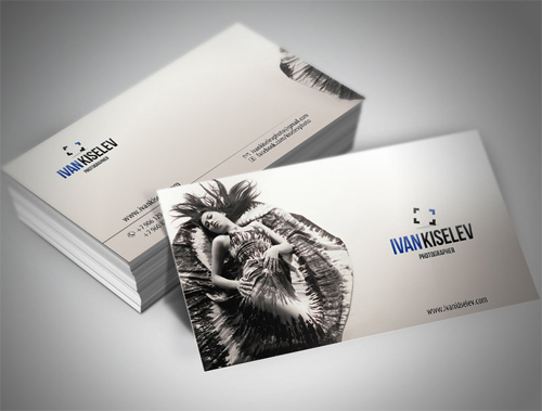 Business card for photographer