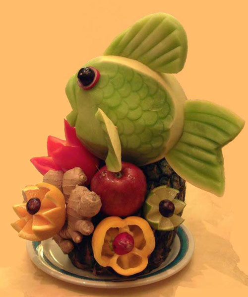 So Fresh Fish on Food Art