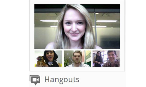 Hangouts to build social relationships with fellow designers