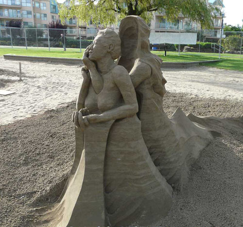 Ceremonial Passage Sand Sculpture