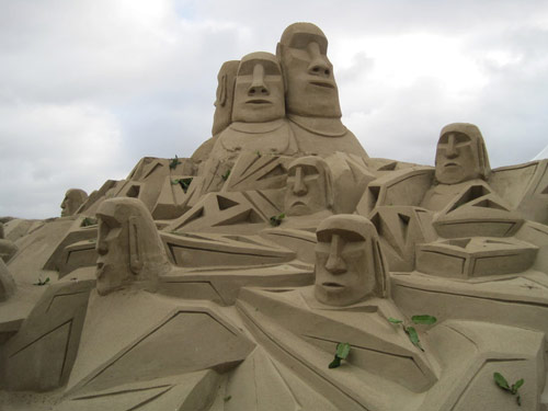 Island Sand Sculpture