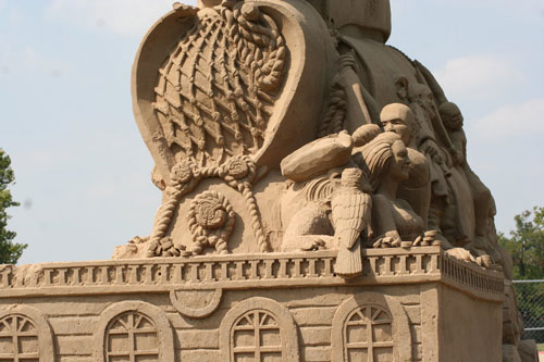 Really Cool Pirates Sand Sculpture