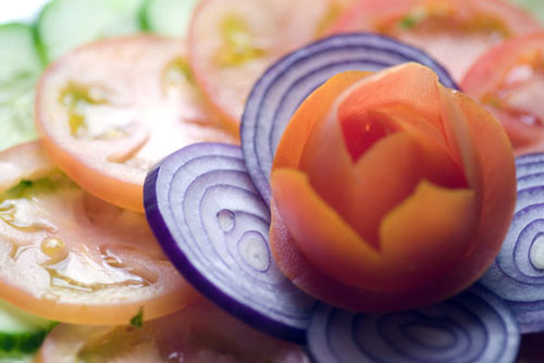 A Platter of Food Art